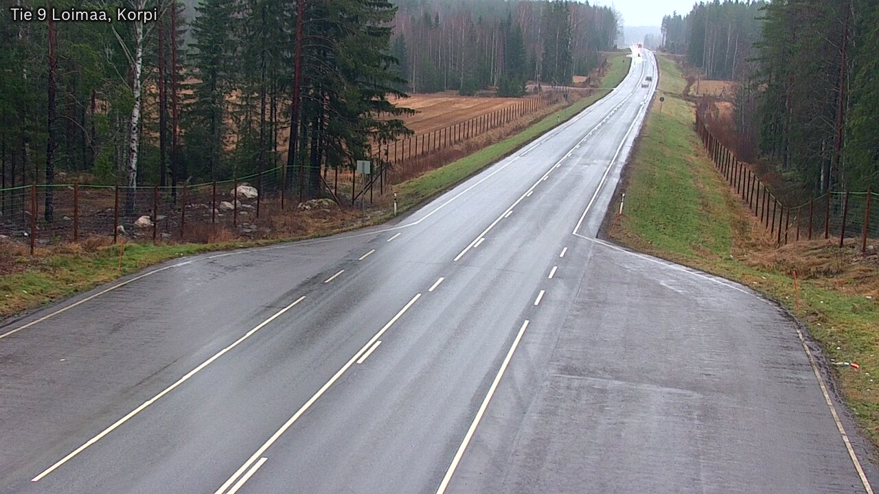 Weather Camera Image Väg 9 Loimaa,Korpi, Loimaa, Varsinais-Suomi