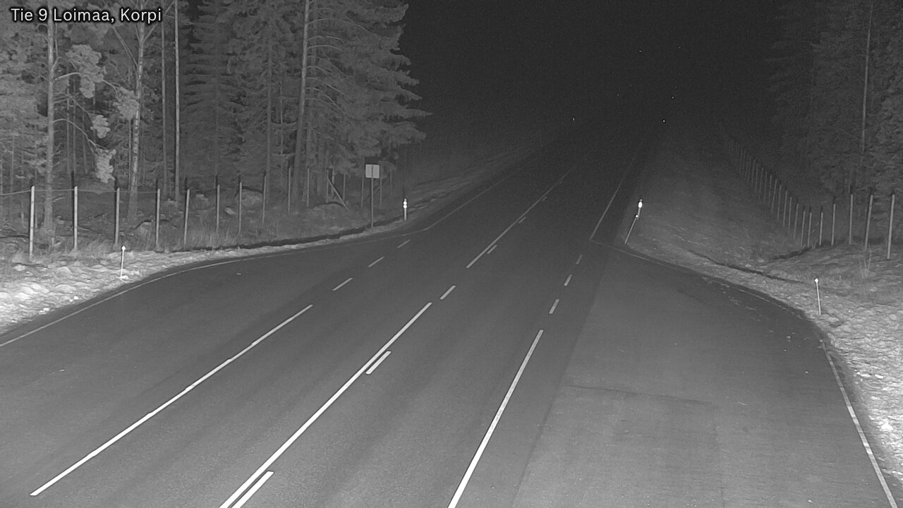 Weather Camera Image Väg 9 Loimaa,Korpi, Loimaa, Varsinais-Suomi