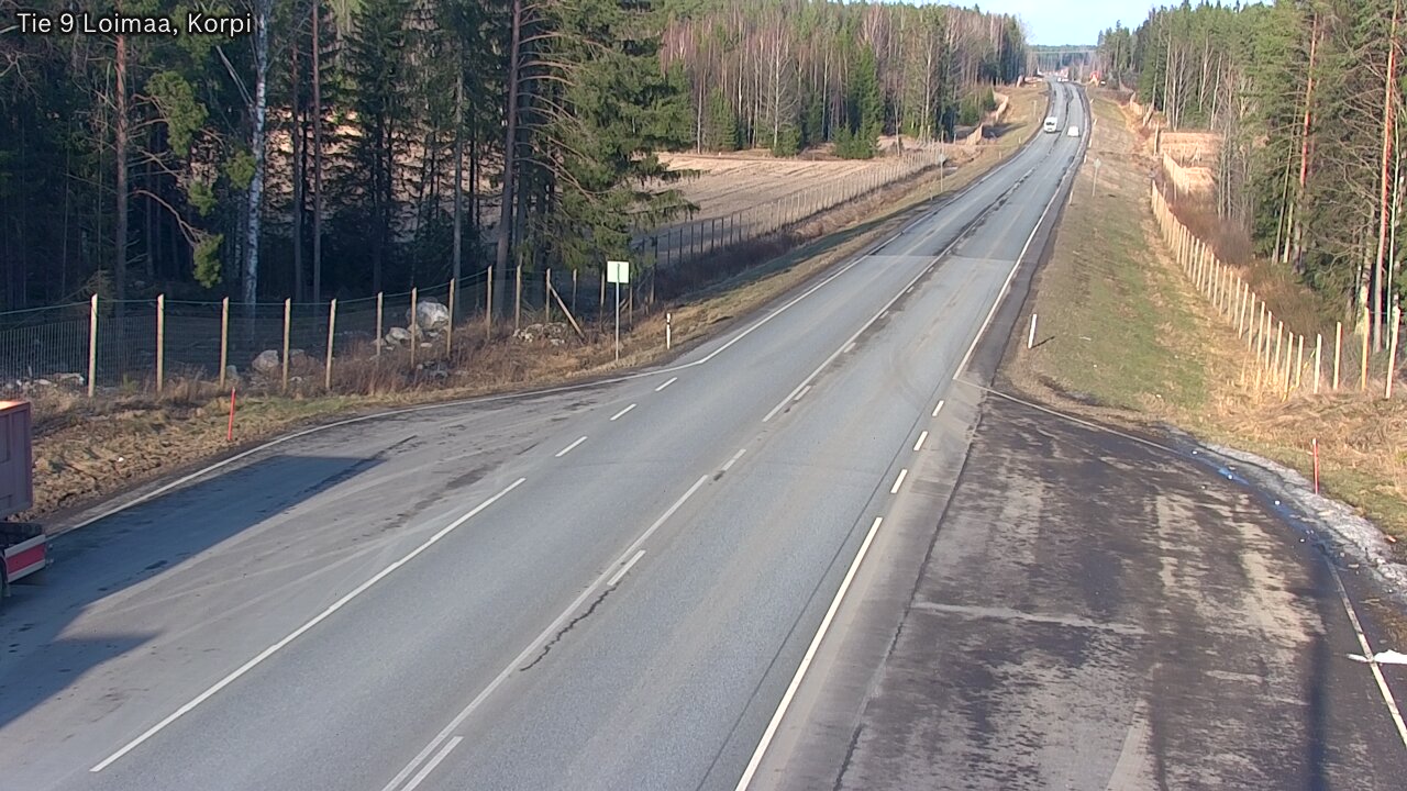 Weather Camera Image Road 9 Loimaa, Korpi, Loimaa, Varsinais-Suomi