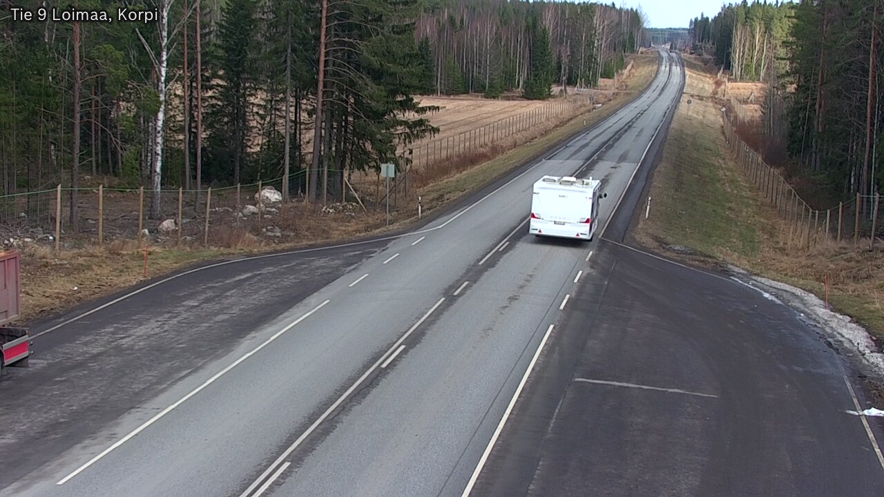 Weather Camera Image Road 9 Loimaa, Korpi, Loimaa, Varsinais-Suomi