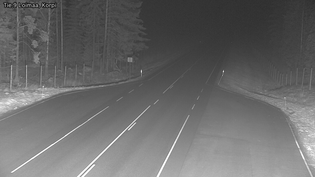 Weather Camera Image Väg 9 Loimaa,Korpi, Loimaa, Varsinais-Suomi