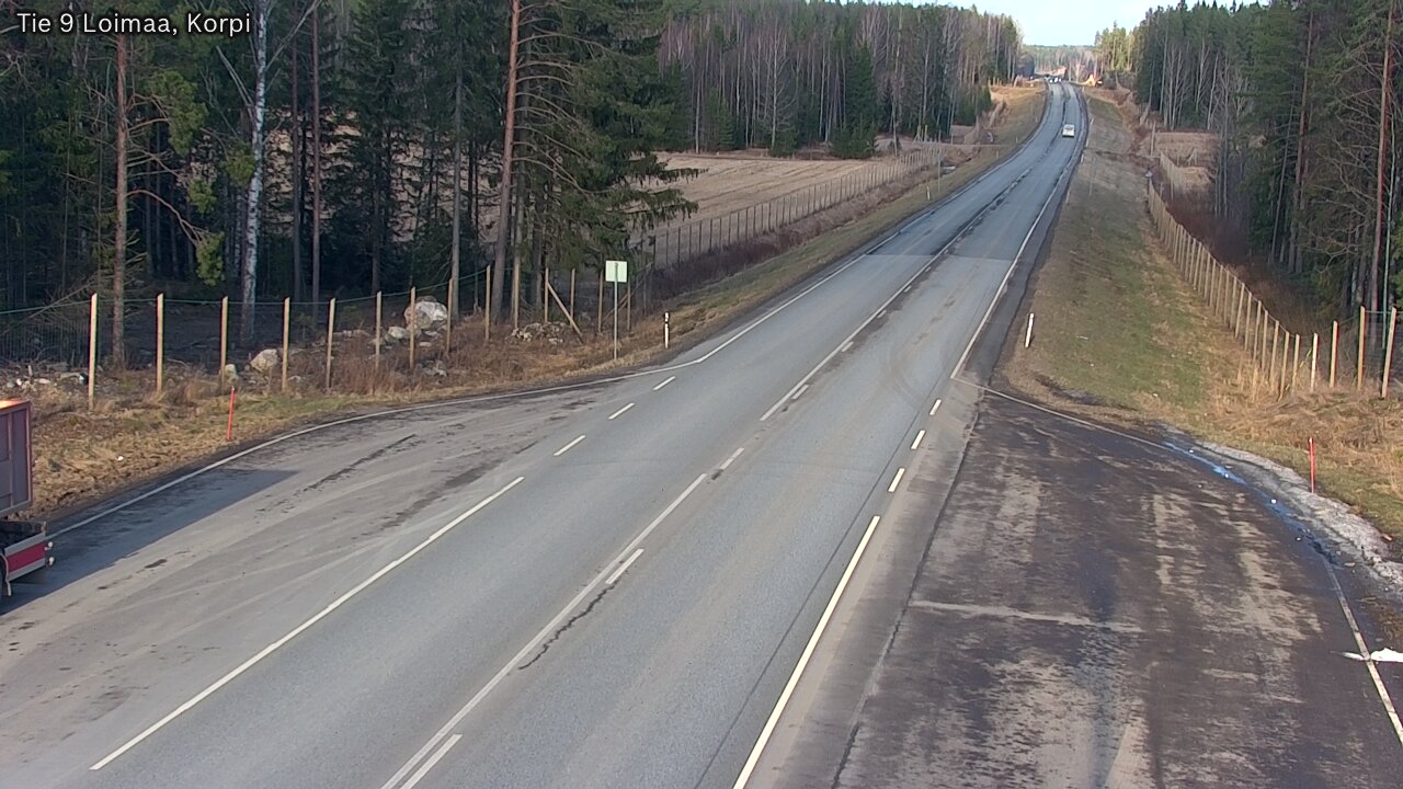 Weather Camera Image Road 9 Loimaa, Korpi, Loimaa, Varsinais-Suomi