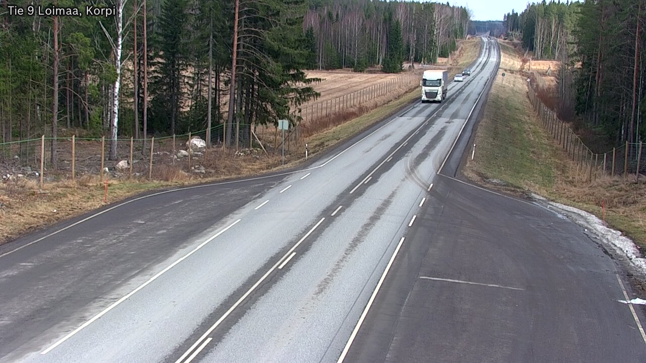 Weather Camera Image Väg 9 Loimaa,Korpi, Loimaa, Varsinais-Suomi