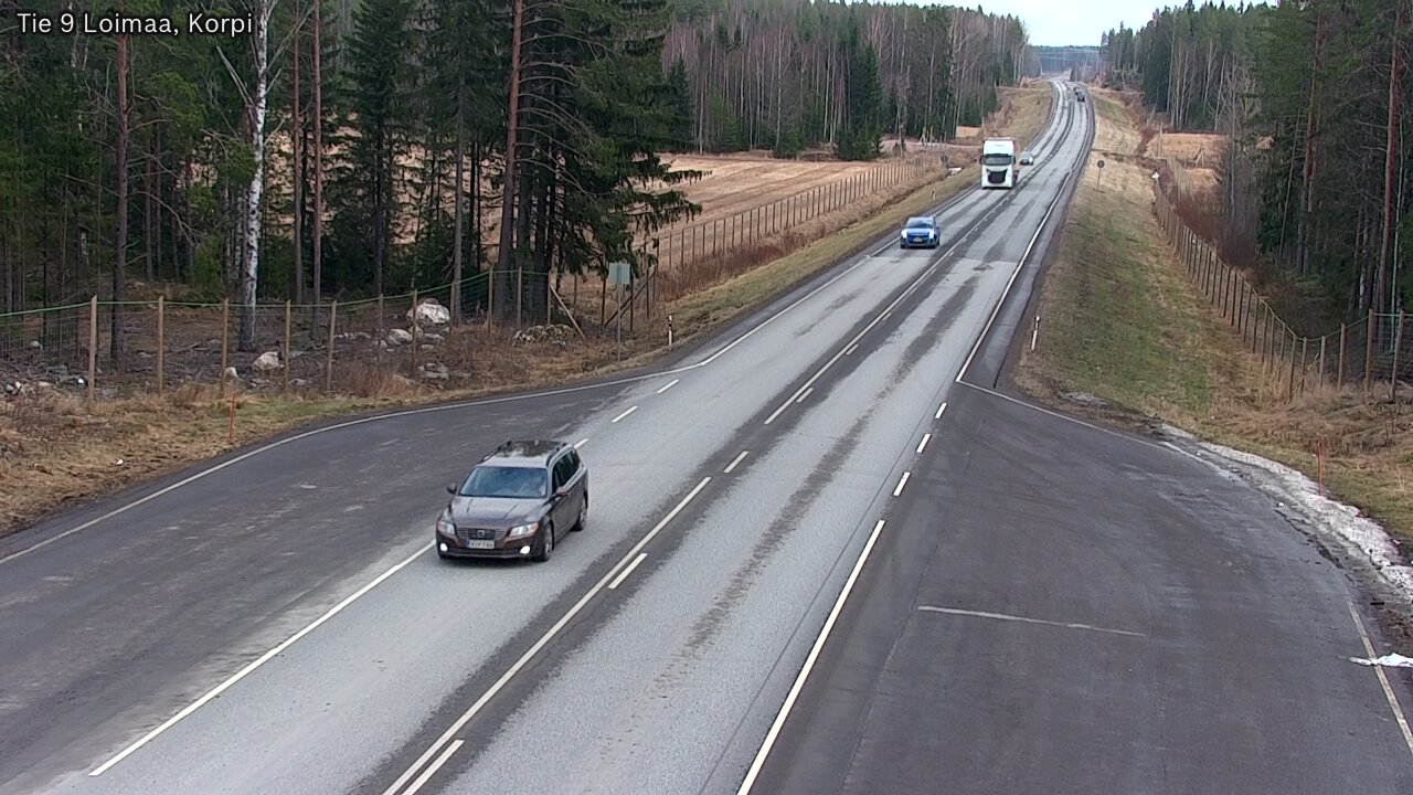 Weather Camera Image Väg 9 Loimaa,Korpi, Loimaa, Varsinais-Suomi