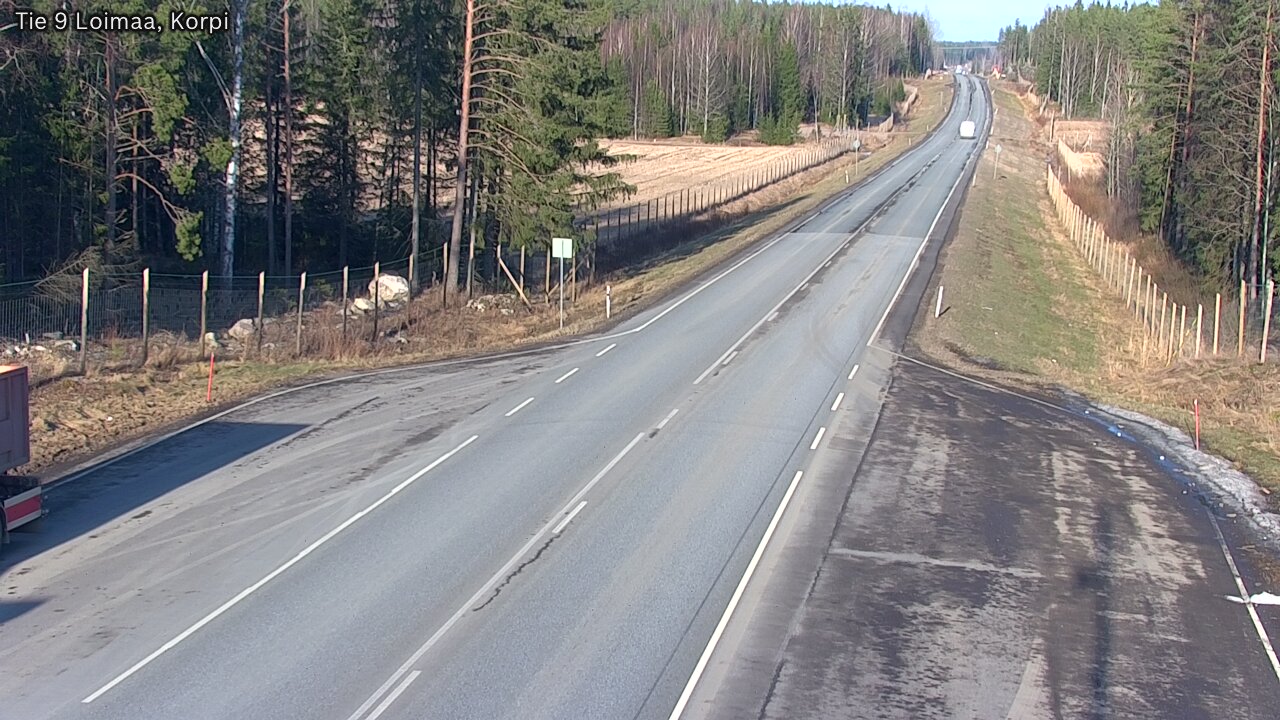 Weather Camera Image Road 9 Loimaa, Korpi, Loimaa, Varsinais-Suomi