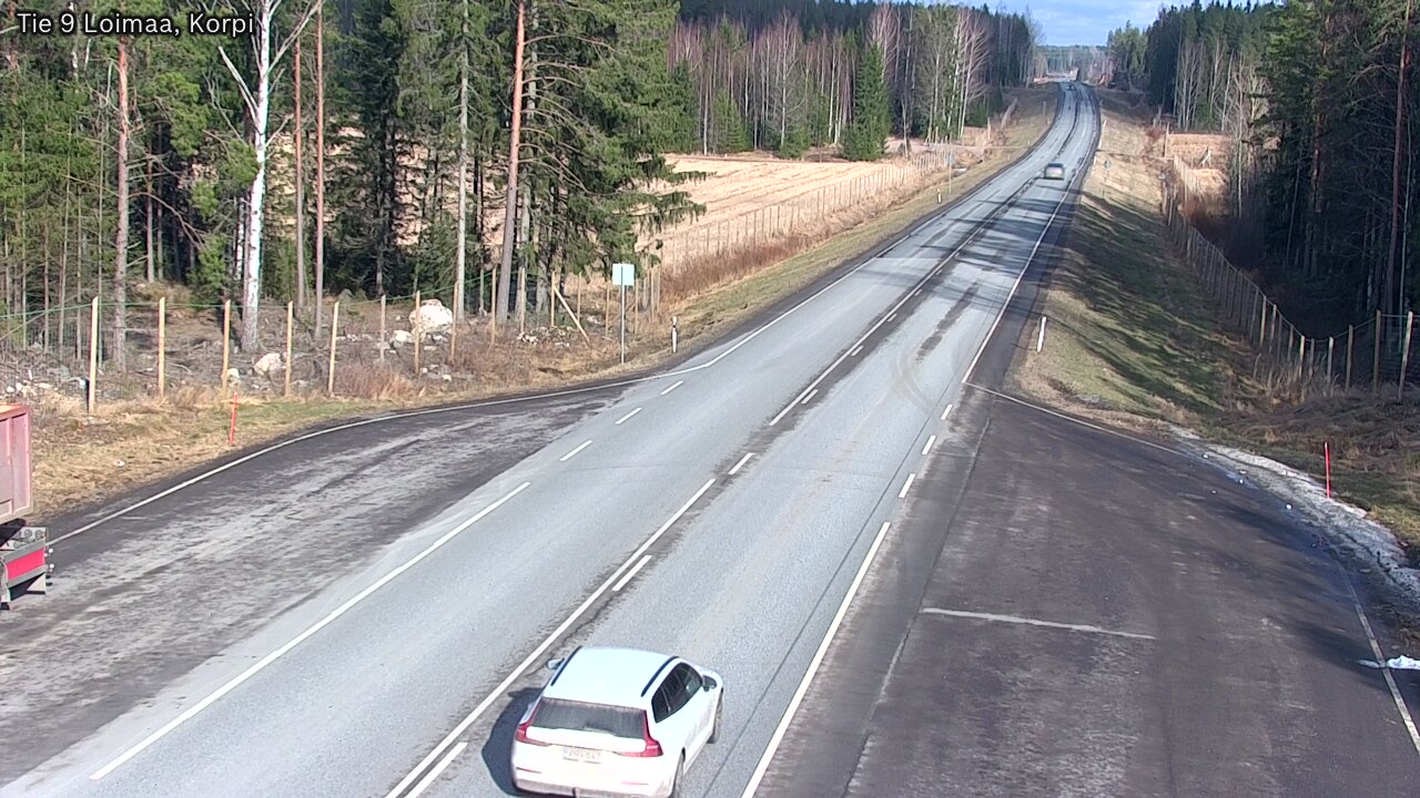Weather Camera Image Road 9 Loimaa, Korpi, Loimaa, Varsinais-Suomi