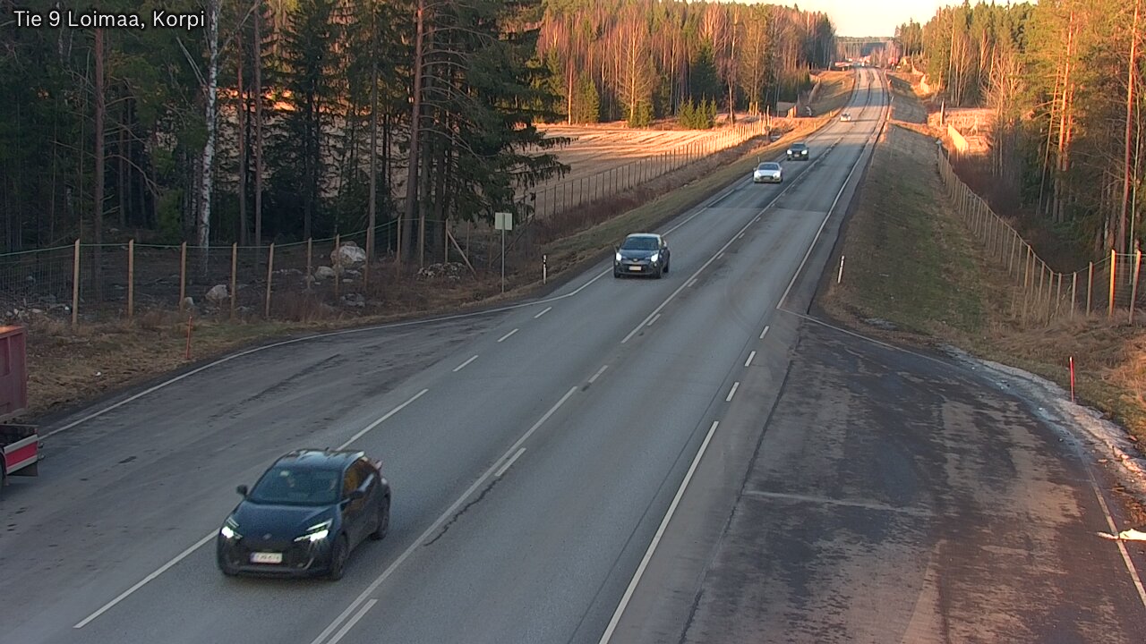 Weather Camera Image Road 9 Loimaa, Korpi, Loimaa, Varsinais-Suomi