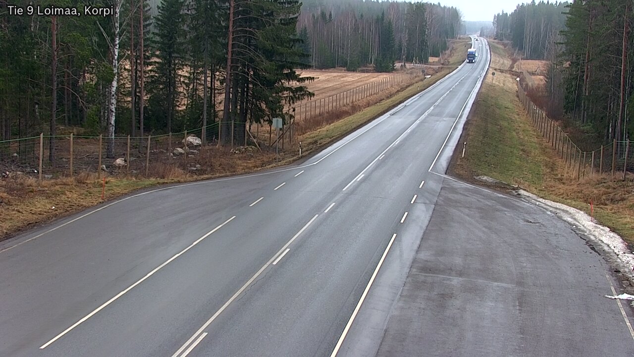 Weather Camera Image Väg 9 Loimaa,Korpi, Loimaa, Varsinais-Suomi