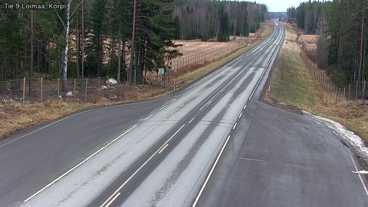 Weather Camera Image Väg 9 Loimaa,Korpi, Loimaa, Varsinais-Suomi