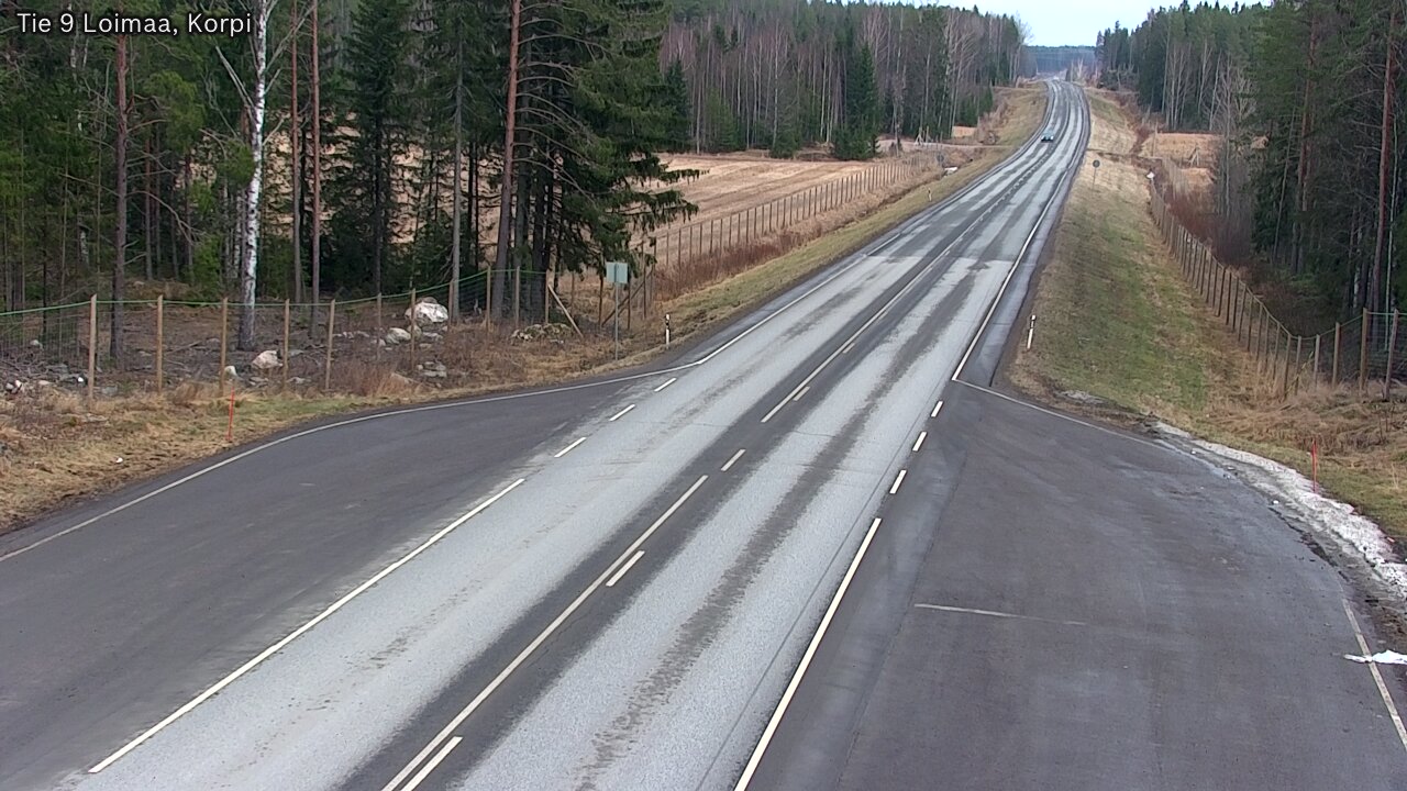 Weather Camera Image Väg 9 Loimaa,Korpi, Loimaa, Varsinais-Suomi