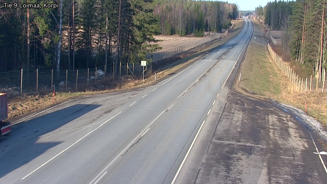 Weather Camera Image Road 9 Loimaa, Korpi, Loimaa, Varsinais-Suomi