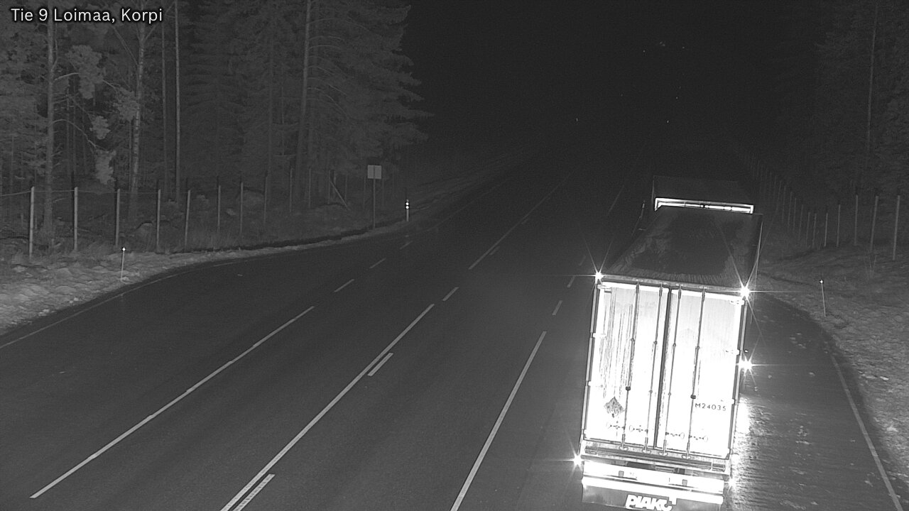 Weather Camera Image Väg 9 Loimaa,Korpi, Loimaa, Varsinais-Suomi