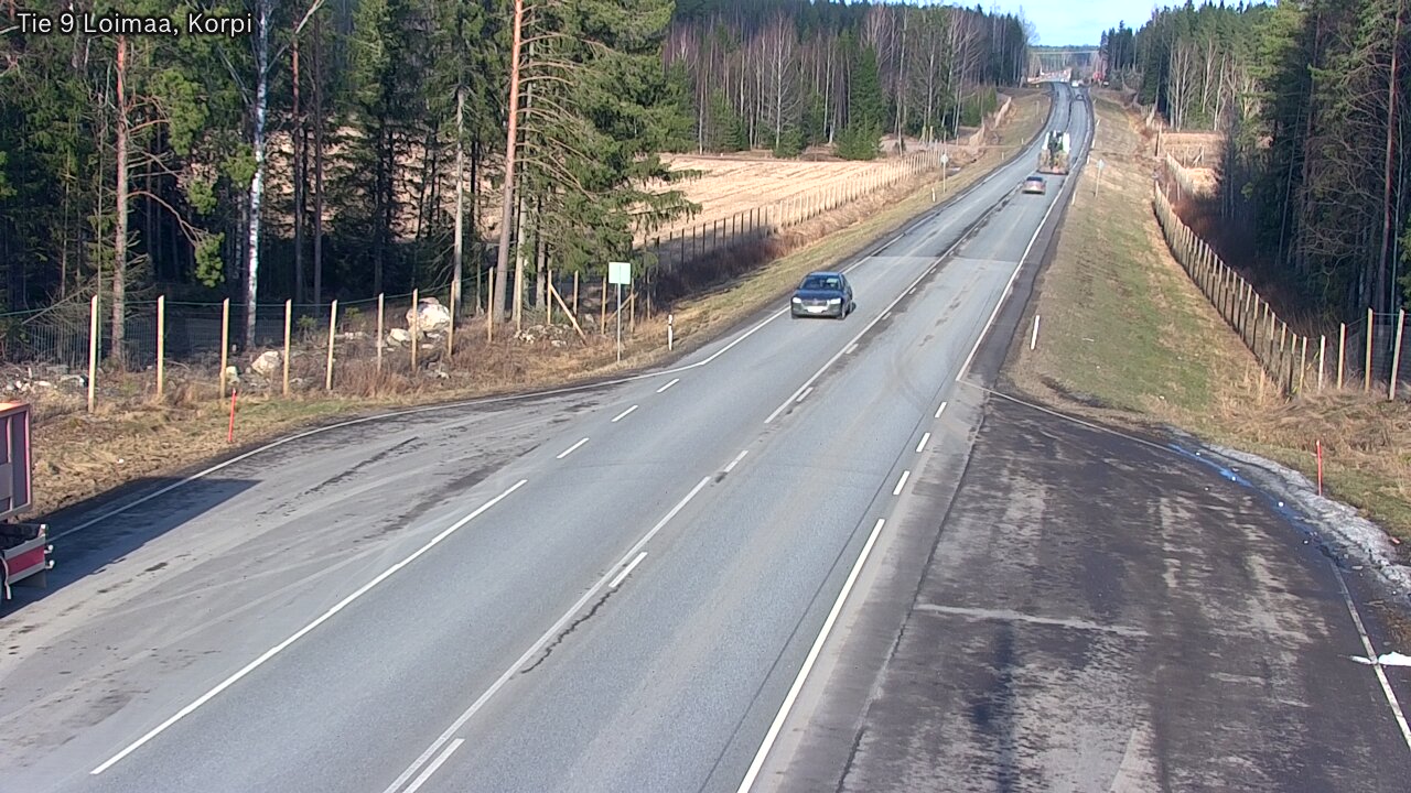 Weather Camera Image Road 9 Loimaa, Korpi, Loimaa, Varsinais-Suomi