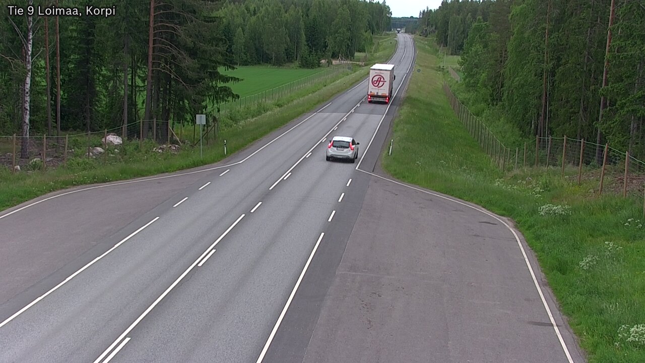 Weather Camera Image Väg 9 Loimaa,Korpi, Loimaa, Varsinais-Suomi