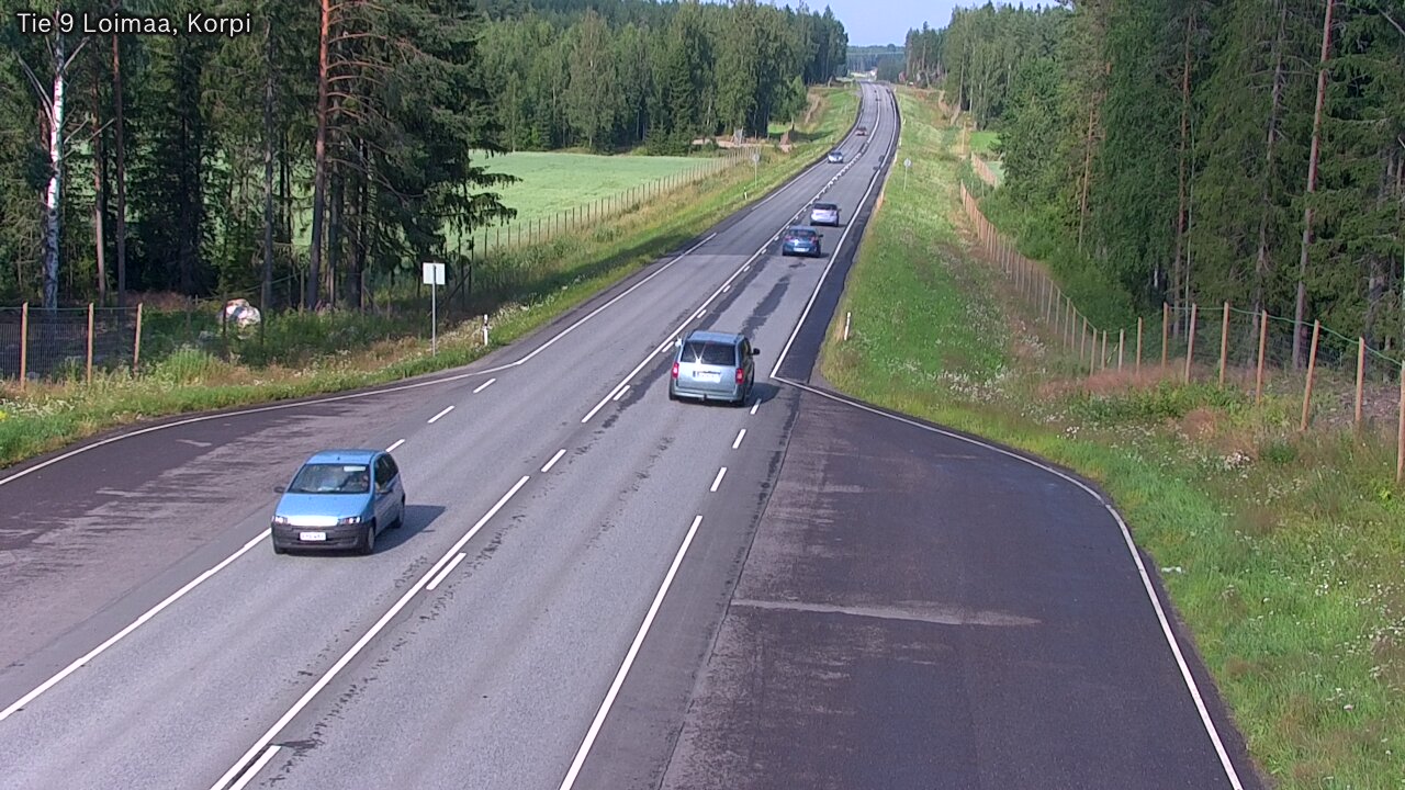 Weather Camera Image Väg 9 Loimaa,Korpi, Loimaa, Varsinais-Suomi