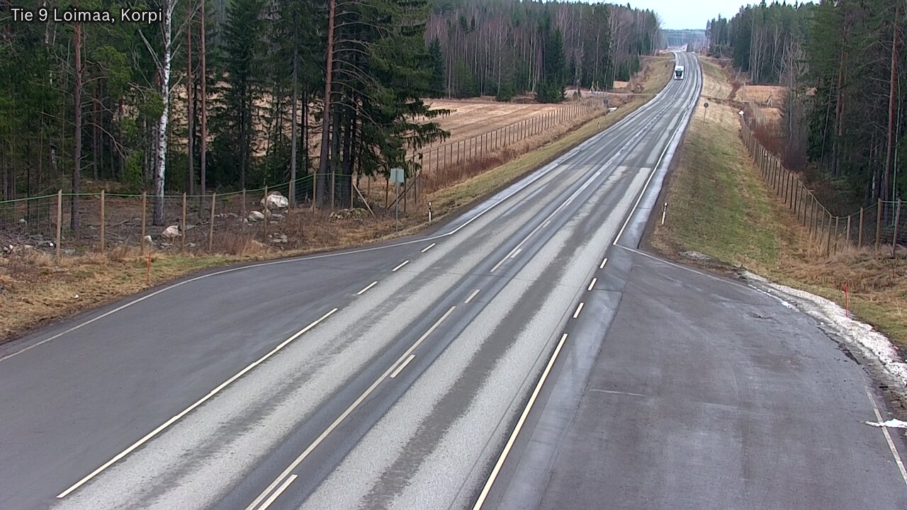 Weather Camera Image Väg 9 Loimaa,Korpi, Loimaa, Varsinais-Suomi