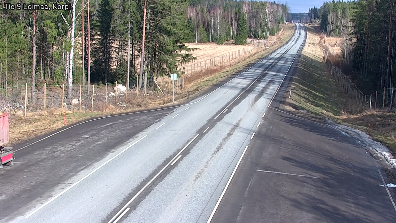 Weather Camera Image Väg 9 Loimaa,Korpi, Loimaa, Varsinais-Suomi