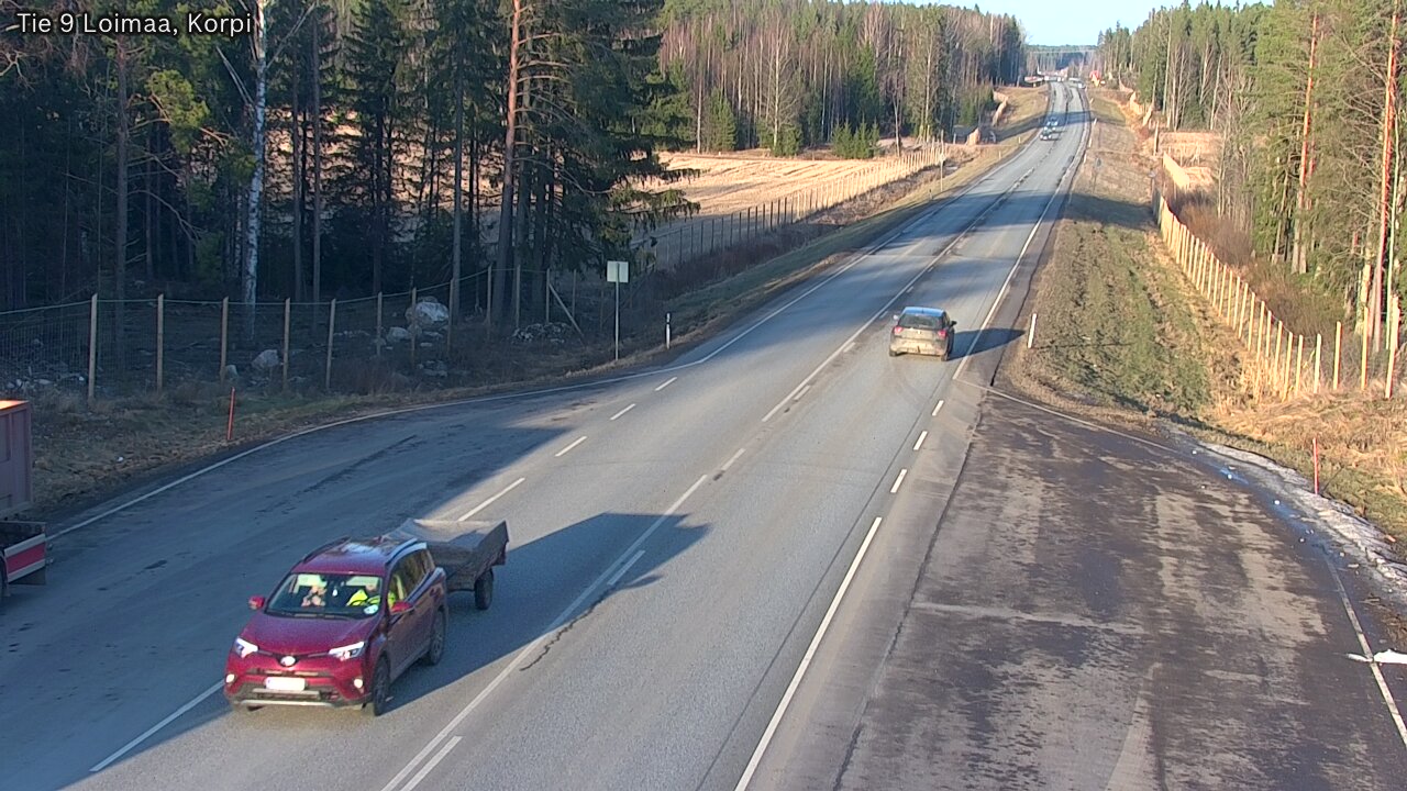 Weather Camera Image Road 9 Loimaa, Korpi, Loimaa, Varsinais-Suomi