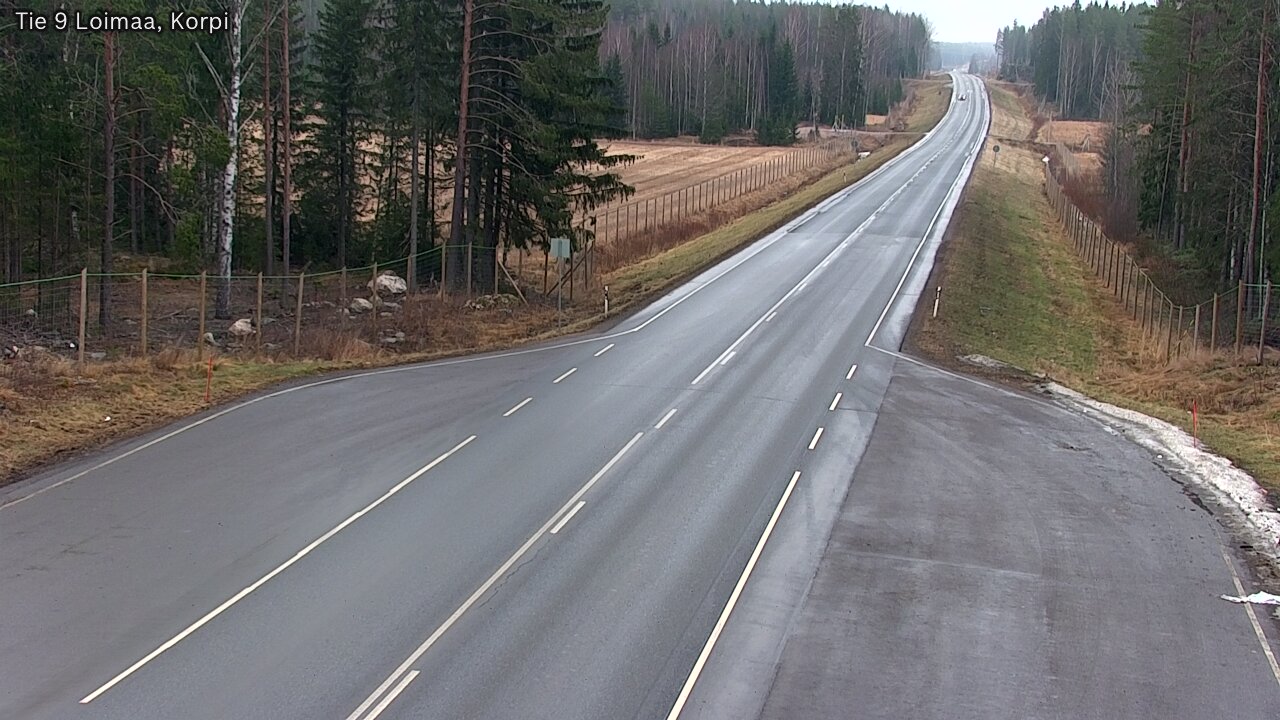 Weather Camera Image Väg 9 Loimaa,Korpi, Loimaa, Varsinais-Suomi