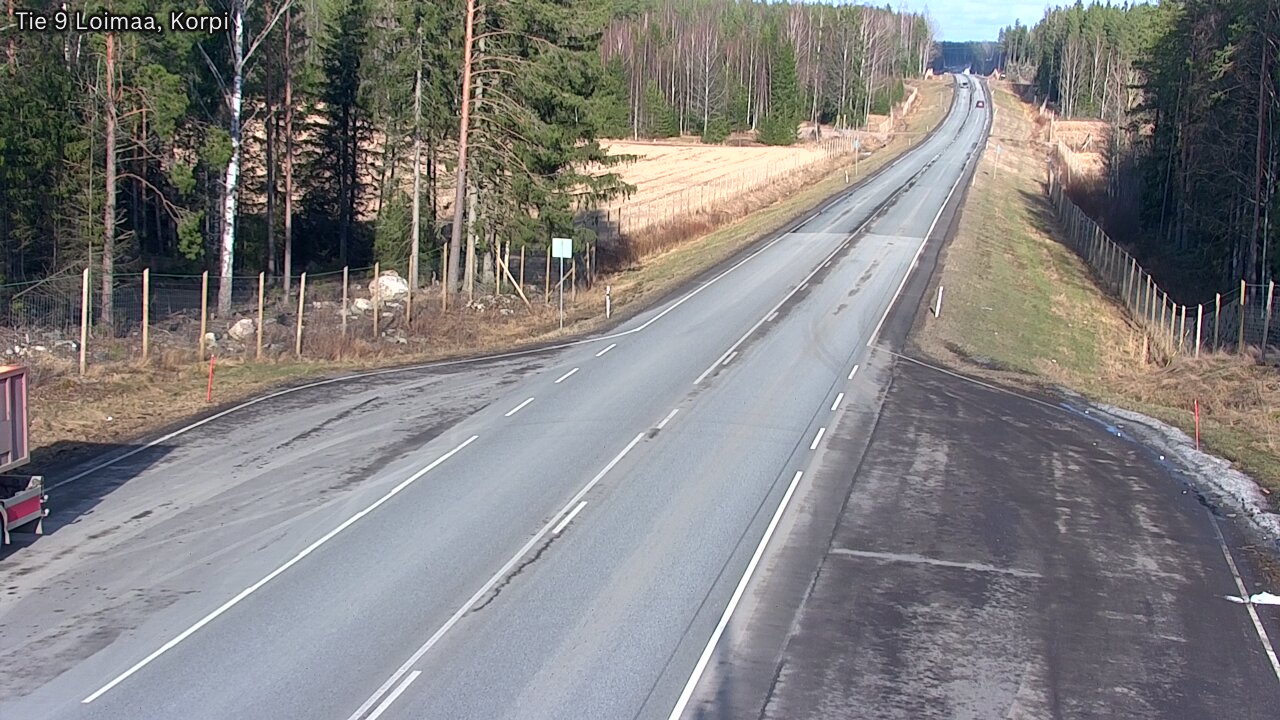 Weather Camera Image Road 9 Loimaa, Korpi, Loimaa, Varsinais-Suomi