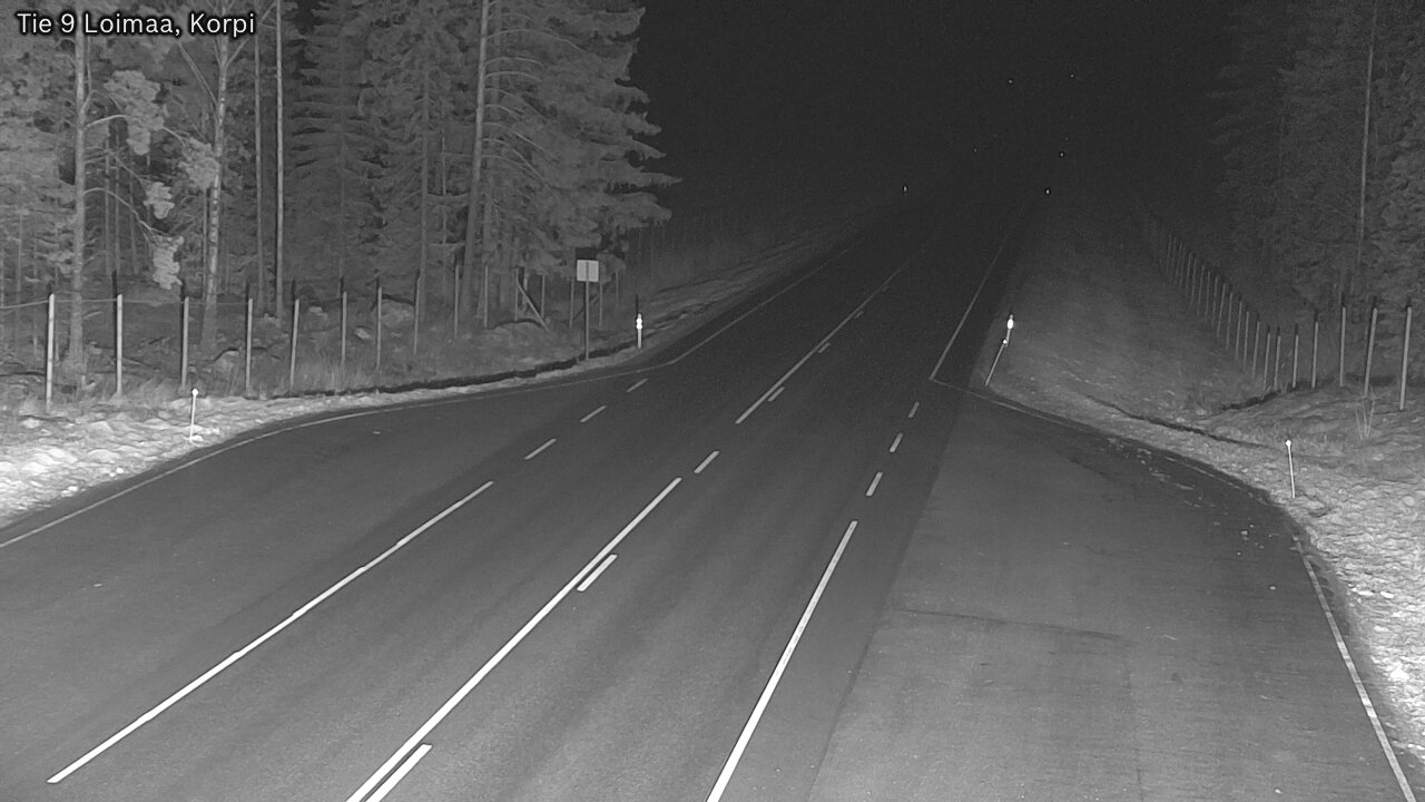 Weather Camera Image Väg 9 Loimaa,Korpi, Loimaa, Varsinais-Suomi