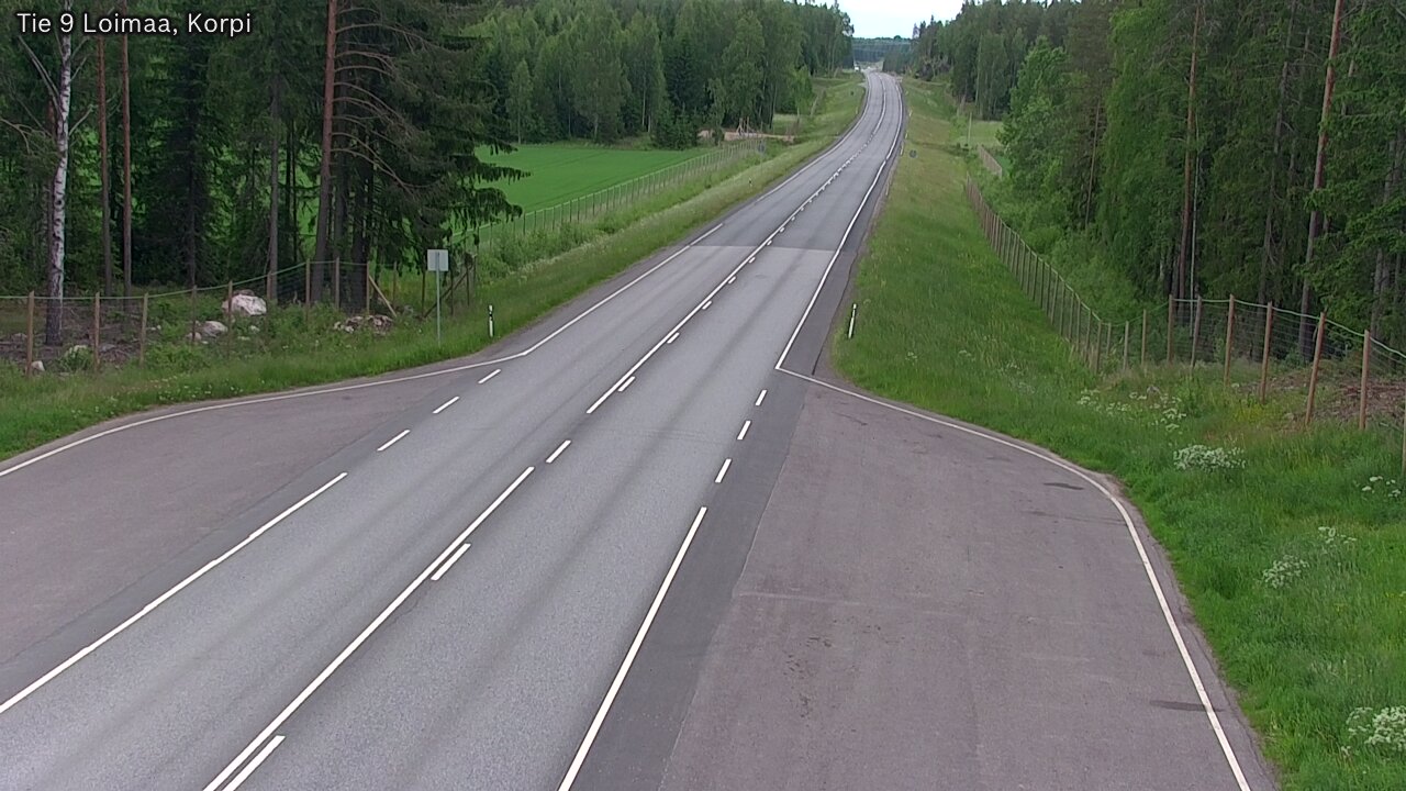 Weather Camera Image Väg 9 Loimaa,Korpi, Loimaa, Varsinais-Suomi