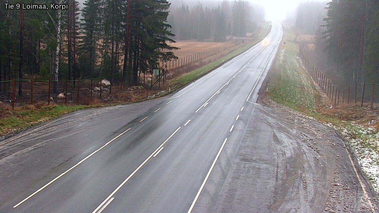 Weather Camera Image Väg 9 Loimaa,Korpi, Loimaa, Varsinais-Suomi