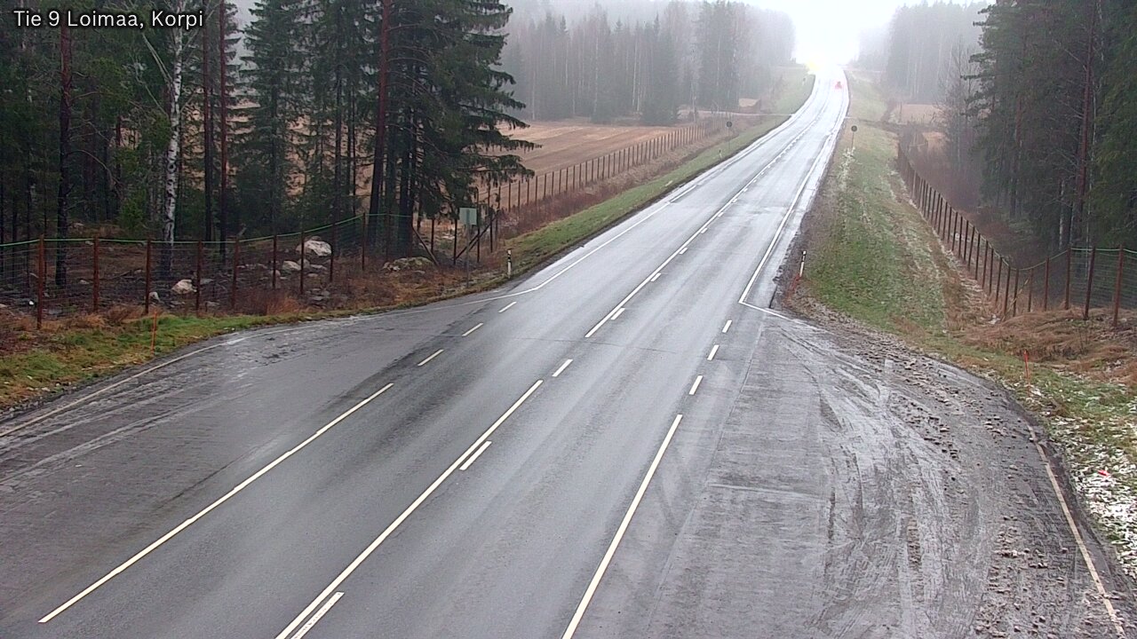 Weather Camera Image Väg 9 Loimaa,Korpi, Loimaa, Varsinais-Suomi