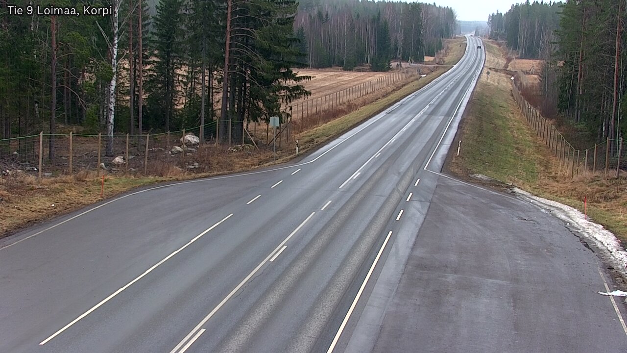 Weather Camera Image Väg 9 Loimaa,Korpi, Loimaa, Varsinais-Suomi