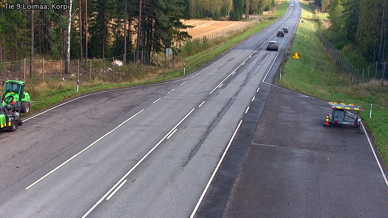 Weather Camera Image Väg 9 Loimaa,Korpi, Loimaa, Varsinais-Suomi