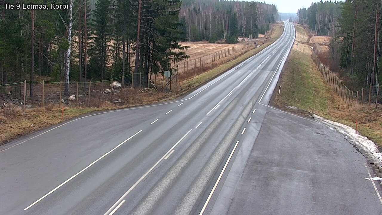 Weather Camera Image Väg 9 Loimaa,Korpi, Loimaa, Varsinais-Suomi