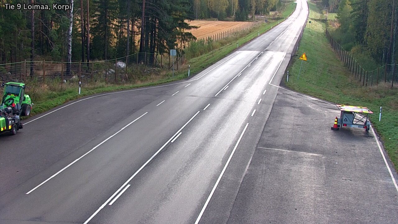 Weather Camera Image Road 9 Loimaa, Korpi, Loimaa, Varsinais-Suomi