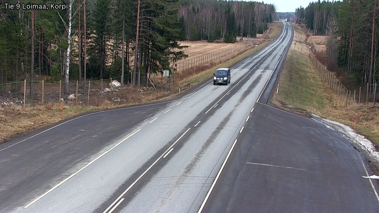 Weather Camera Image Väg 9 Loimaa,Korpi, Loimaa, Varsinais-Suomi