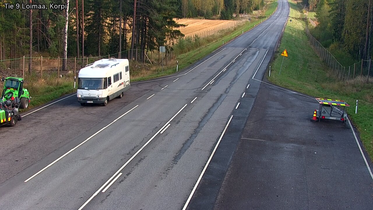 Weather Camera Image Väg 9 Loimaa,Korpi, Loimaa, Varsinais-Suomi