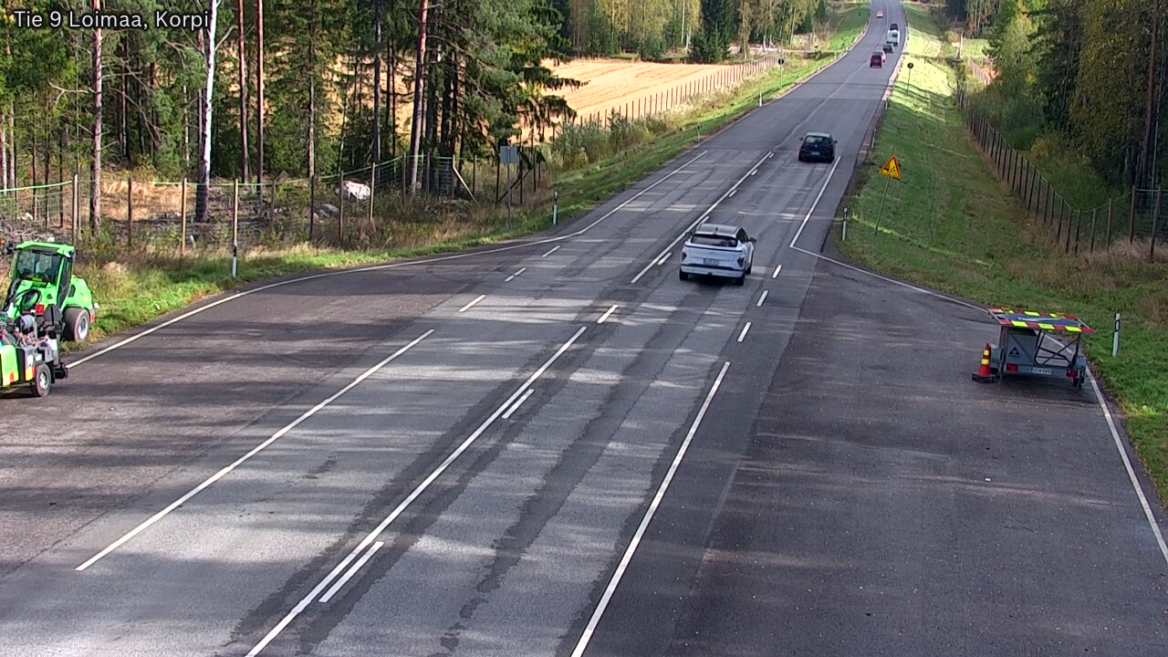 Weather Camera Image Road 9 Loimaa, Korpi, Loimaa, Varsinais-Suomi