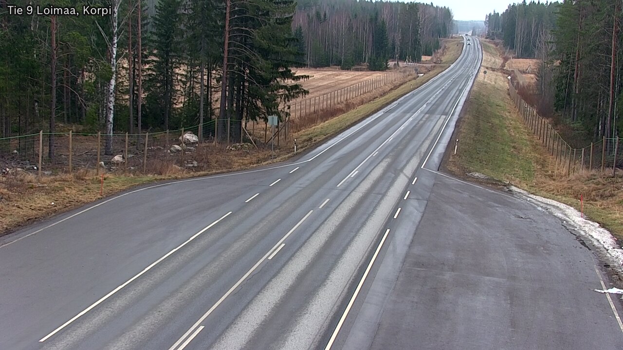 Weather Camera Image Väg 9 Loimaa,Korpi, Loimaa, Varsinais-Suomi