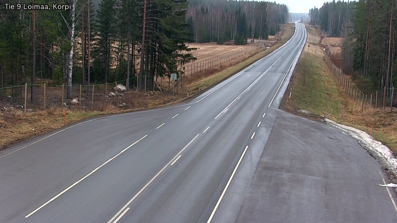 Weather Camera Image Väg 9 Loimaa,Korpi, Loimaa, Varsinais-Suomi