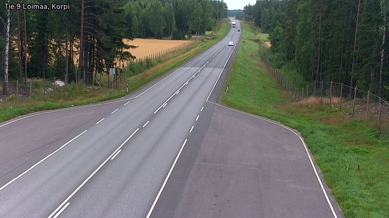 Weather Camera Image Road 9 Loimaa, Korpi, Loimaa, Varsinais-Suomi