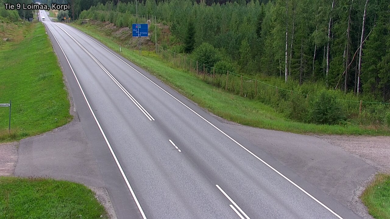 Weather Camera Image Väg 9 Loimaa,Korpi, Loimaa, Varsinais-Suomi