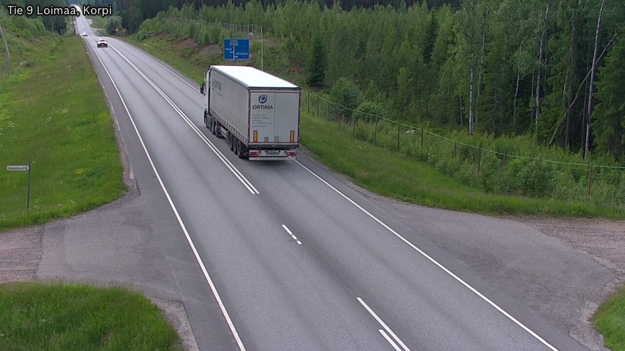 Weather Camera Image Väg 9 Loimaa,Korpi, Loimaa, Varsinais-Suomi