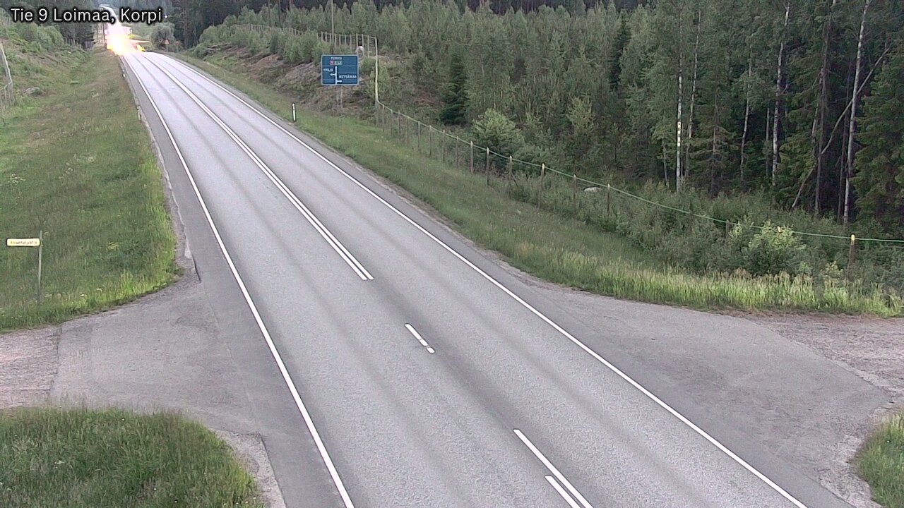 Weather Camera Image Väg 9 Loimaa,Korpi, Loimaa, Varsinais-Suomi