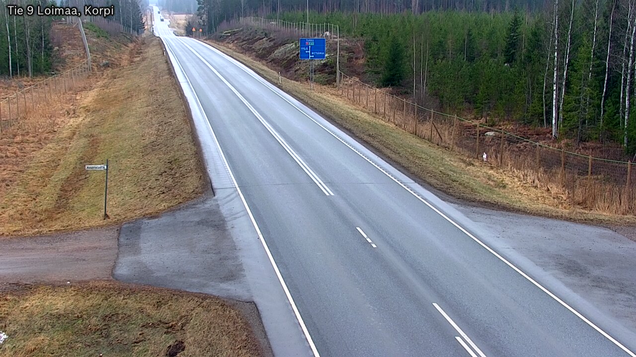 Weather Camera Image Road 9 Loimaa, Korpi, Loimaa, Varsinais-Suomi