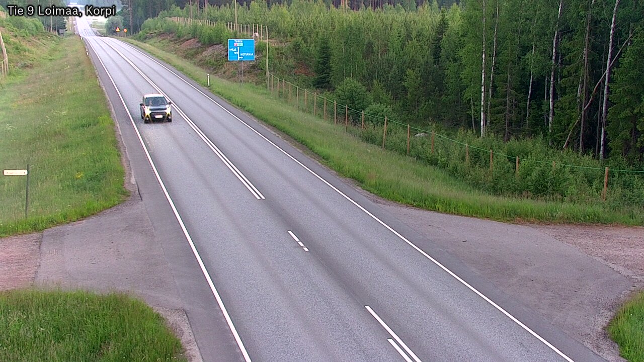 Weather Camera Image Väg 9 Loimaa,Korpi, Loimaa, Varsinais-Suomi