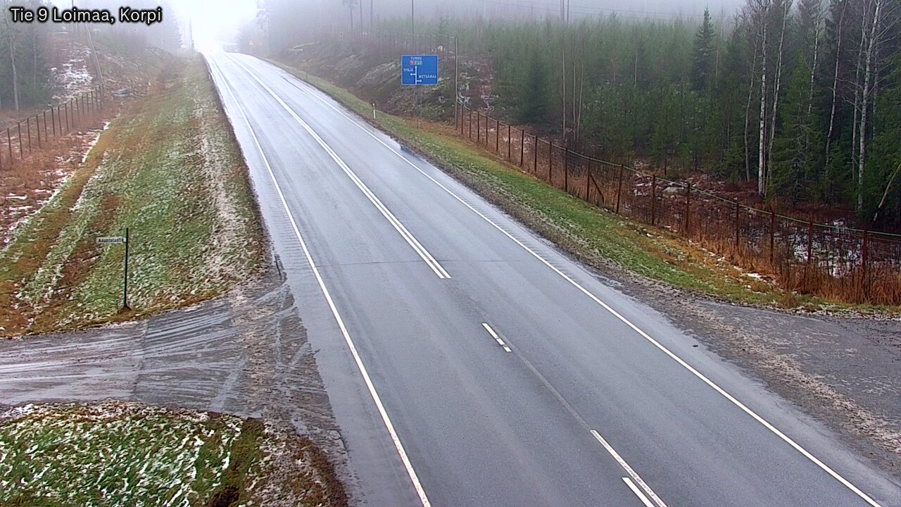 Weather Camera Image Väg 9 Loimaa,Korpi, Loimaa, Varsinais-Suomi