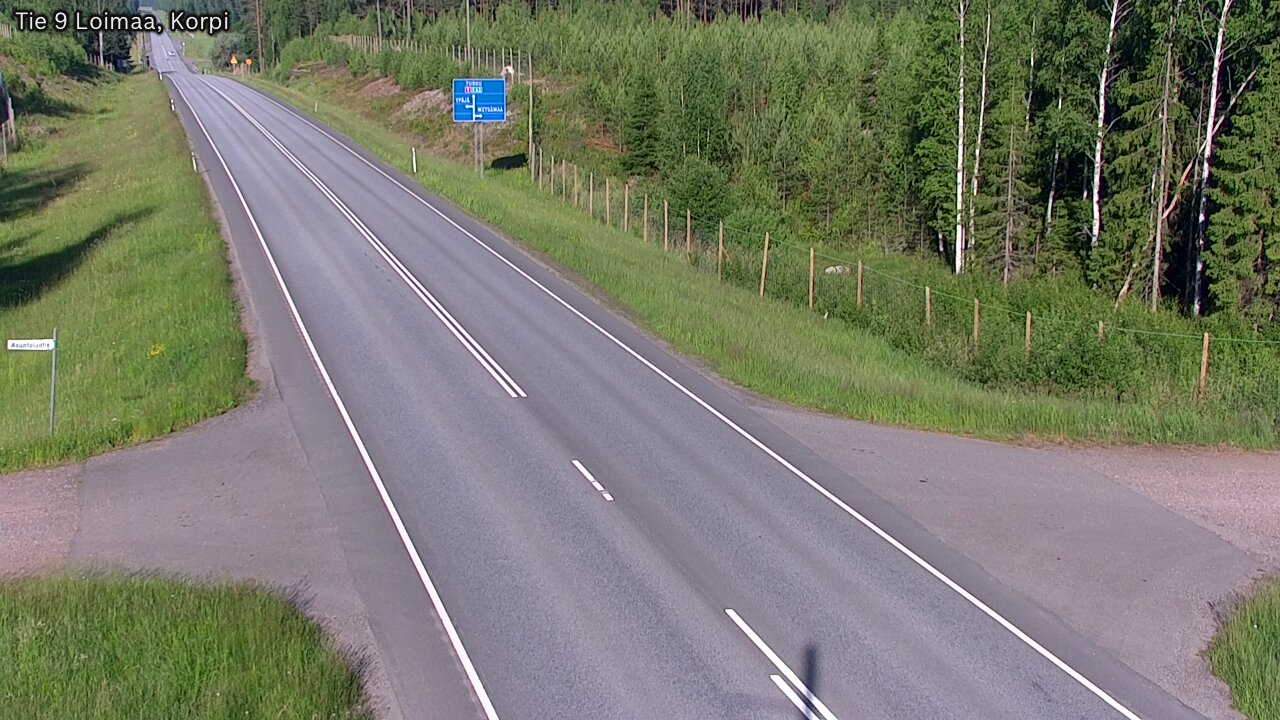 Weather Camera Image Väg 9 Loimaa,Korpi, Loimaa, Varsinais-Suomi
