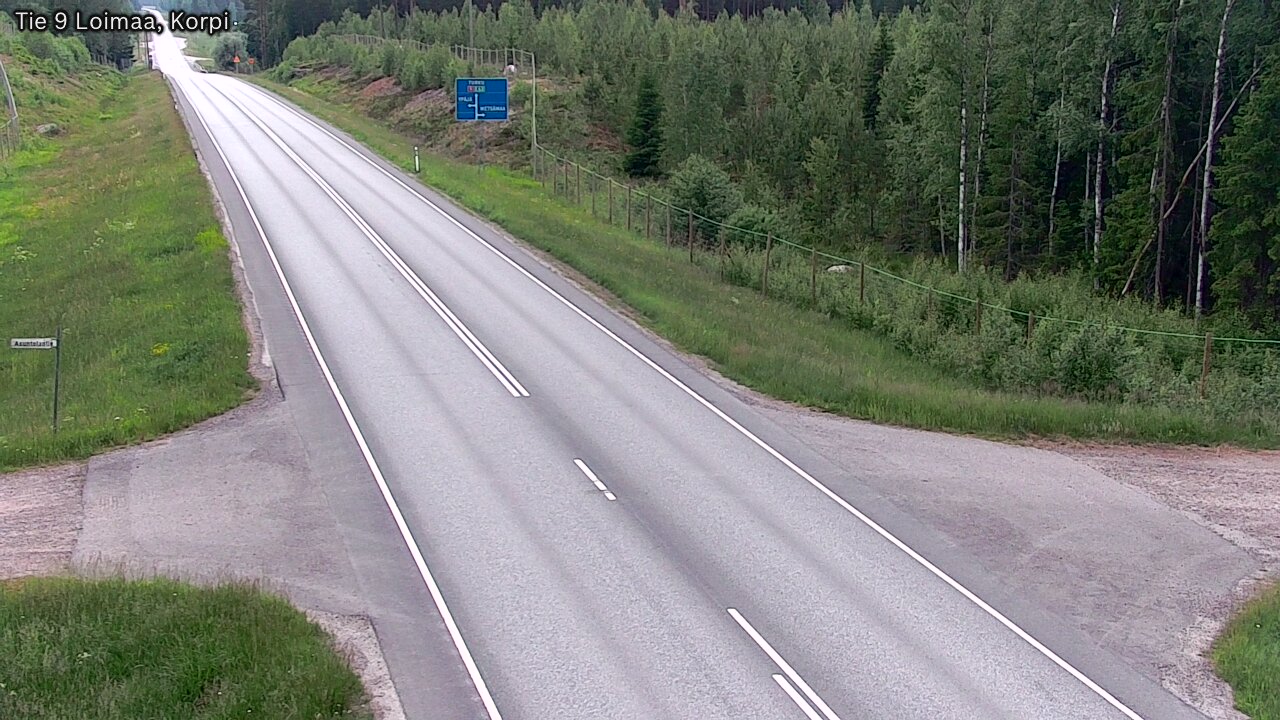 Weather Camera Image Väg 9 Loimaa,Korpi, Loimaa, Varsinais-Suomi