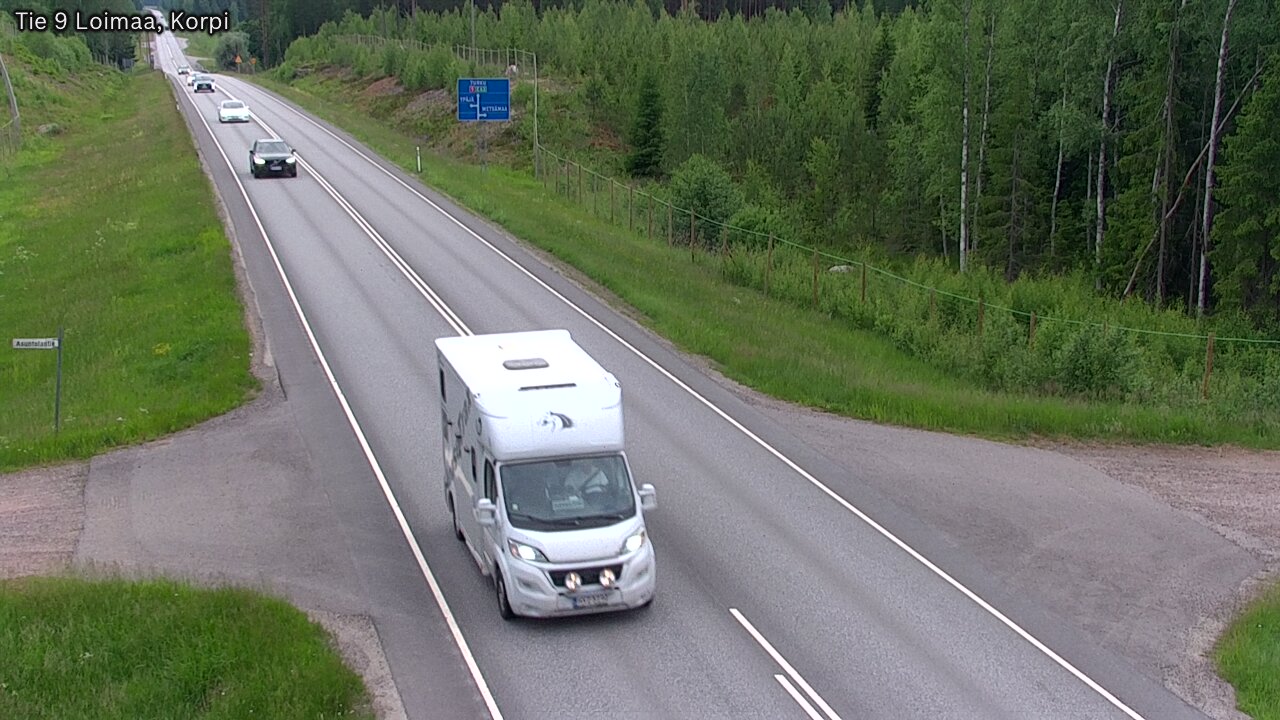 Weather Camera Image Väg 9 Loimaa,Korpi, Loimaa, Varsinais-Suomi
