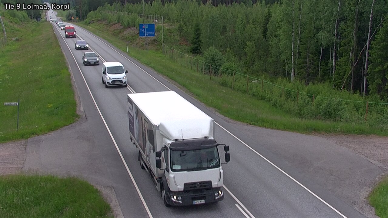 Weather Camera Image Väg 9 Loimaa,Korpi, Loimaa, Varsinais-Suomi
