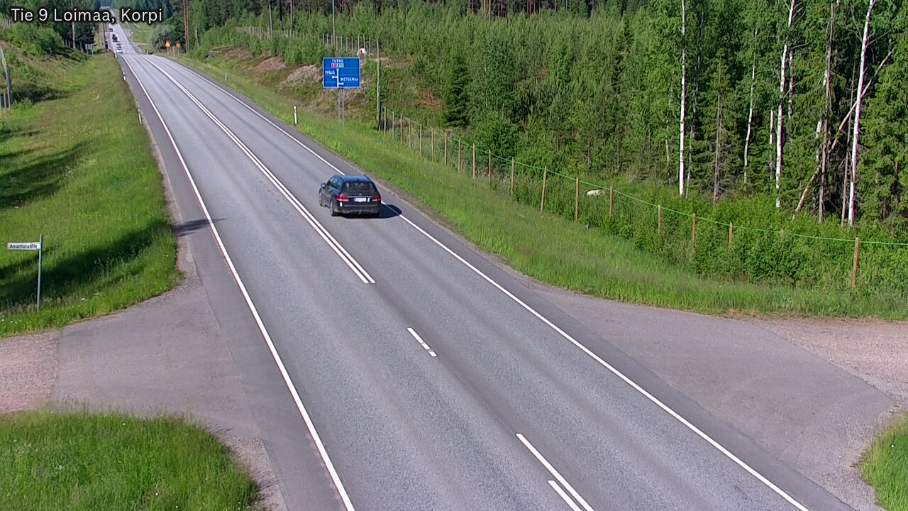 Weather Camera Image Väg 9 Loimaa,Korpi, Loimaa, Varsinais-Suomi