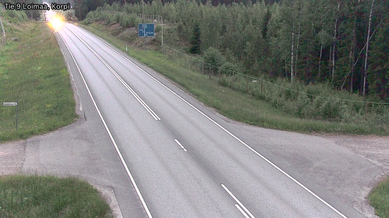 Weather Camera Image Väg 9 Loimaa,Korpi, Loimaa, Varsinais-Suomi